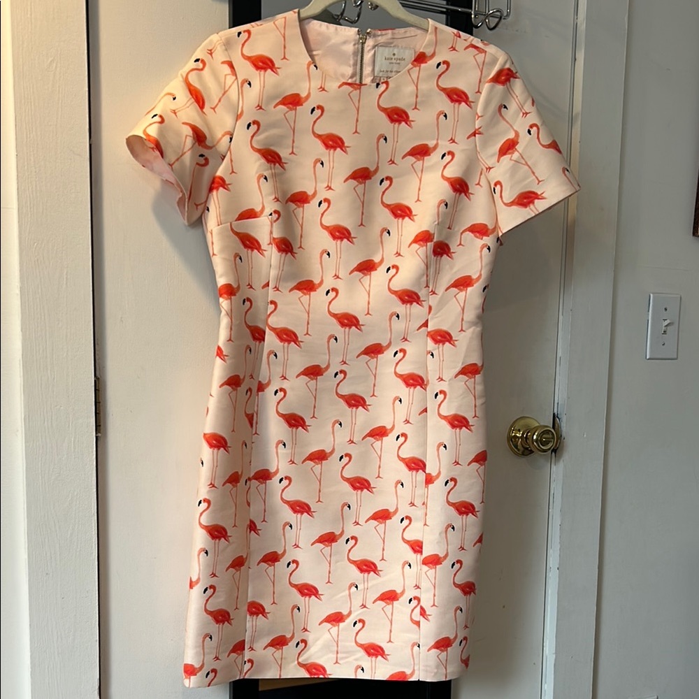 Kate spade Flamingo Print Dress size 6
